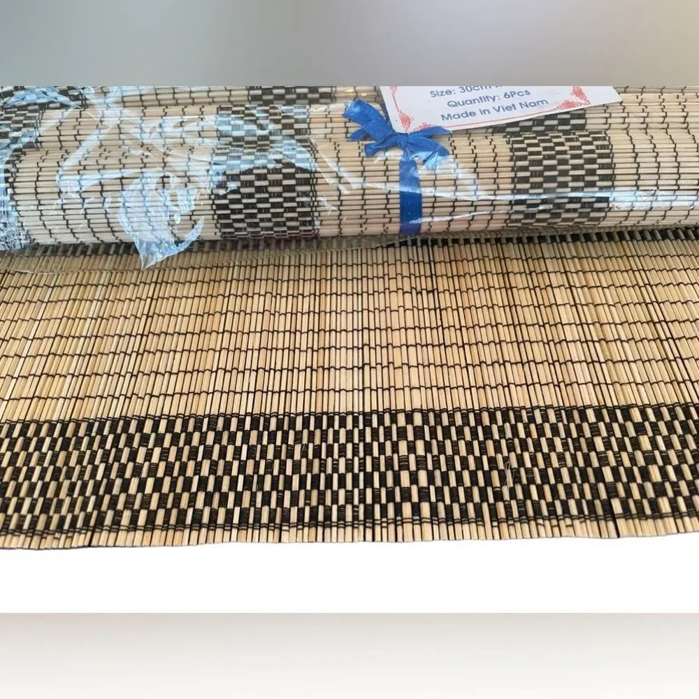 6 PIECE BAMBOO PLACEMAT SET‎